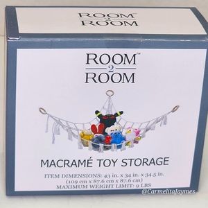 MACRAMÉ TOY 🧸 STORAGE NET Room 2 Room NIB